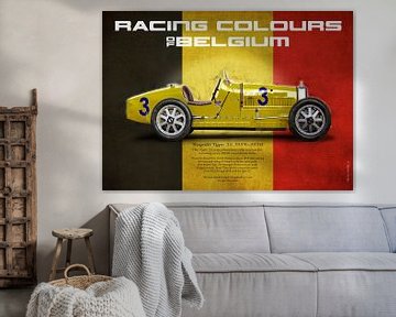 Race kleur België van Theodor Decker
