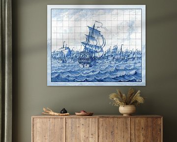 's Lands Schip Rotterdam and the herring fleet by MinaMaria