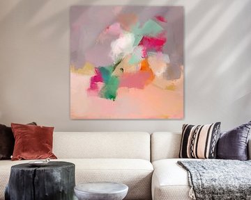Abstract modern schilderij "Color me beautiful" van Studio Allee