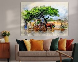 Example of the artwork in a room