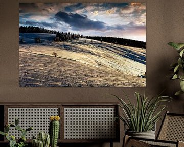 Sonnenuntergang am Schauinsland im Schwarzwald von Jürgen Wiesler