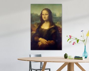 Mona Lisa pixel van Niek Traas