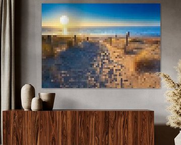 Zandvoort coast pixel by Niek Traas