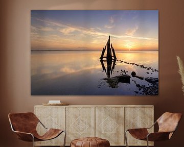 Sonnenaufgang über dem Grevelingenmeer bei Arendshoofd von KB Design & Photography (Karen Brouwer)