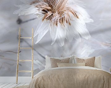 Rural: a small dried flower by Marjolijn van den Berg