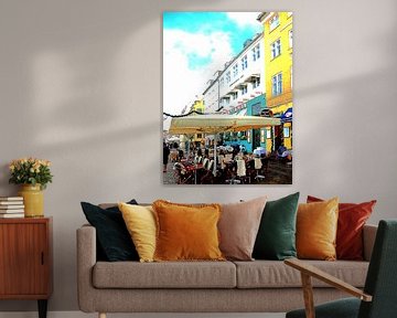 Choose a Place to Eat Nyhavn Harbour Copenhagen by Dorothy Berry-Lound