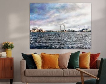 Harbour View Copenhagen by Dorothy Berry-Lound