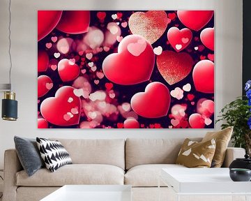 Valentine's Day Header Behang Achtergrond Illustratie van Animaflora PicsStock