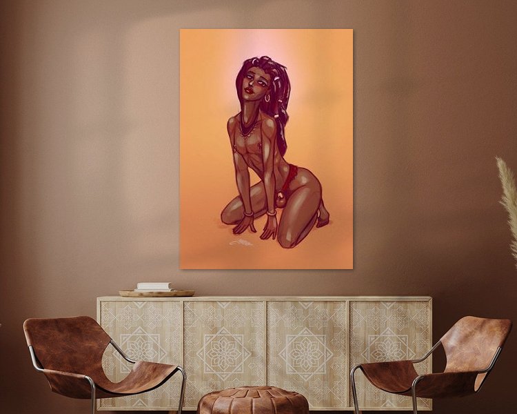 Example of the artwork in a room
