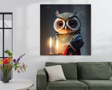 hibou (fantaisie) sur Gelissen Artworks