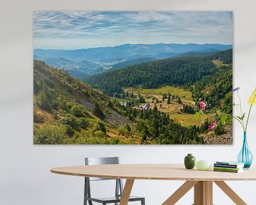 Landschaft in den Vogesen, Blick vom Gazon du Faing von Tanja Voigt