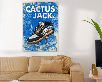 Jordan 1 Laag Cactus Jack Fragment Sneaker van Adam Khabibi