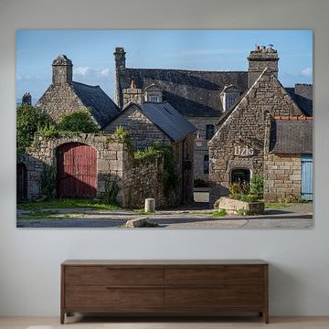 Old stone houses in Locronan, Brittany