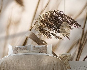 Reeds in the wind by Evelien
