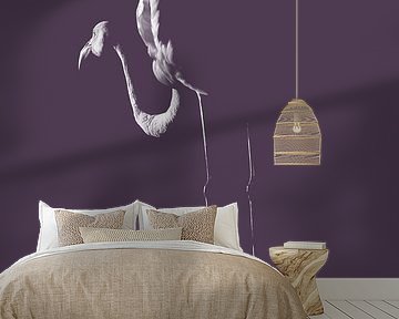 Flamingo fine art variation by Femke Ketelaar