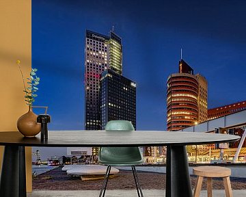 Rotterdam Wilhelminakade Maastoren uitzicht op de Hef van Kees Dorsman