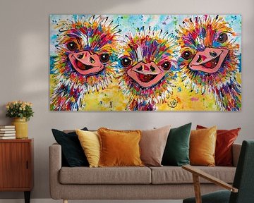 Trio Joyeux sur Happy Paintings