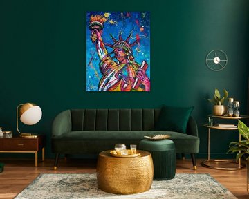 Statue of Liberty America by Happy Paintings / Renata Rolefes
