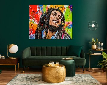 Bob Marley van Happy Paintings