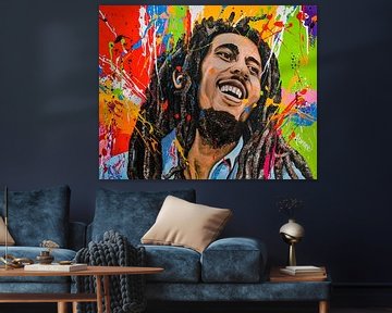 Bob Marley von Happy Paintings
