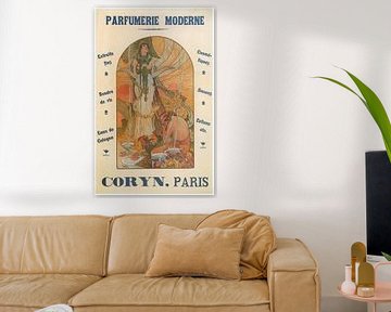 Coryn Parfumerie Moderne d'Alphonse Mucha sur Peter Balan