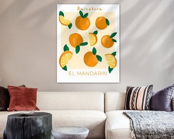 El Mandarin, happy Oranges sinaasappel in Barcelona van Laura Knüwer