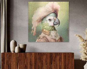 Pastel Parrot by Jacky