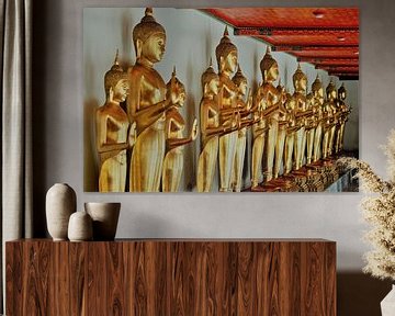 Boeddha beelden in Bangkok, Thailand van Gert-Jan Siesling