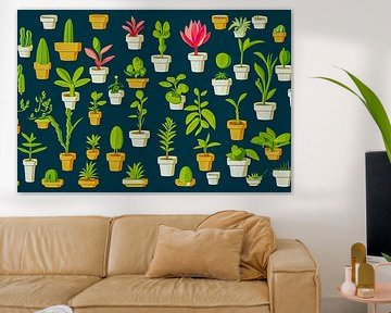 Set mit Blumen Muster Illustration von Animaflora PicsStock
