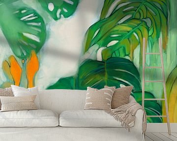 Exotische Dschungel Pflanzen