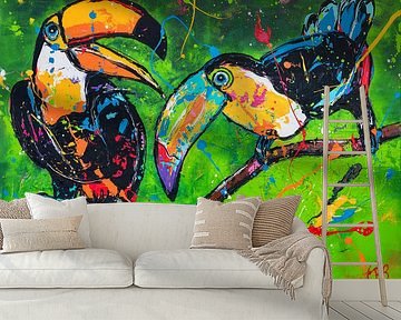 Happy Toucans by Happy Paintings / Renata Rolefes