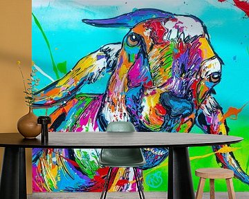 Happy goat by Happy Paintings / Renata Rolefes