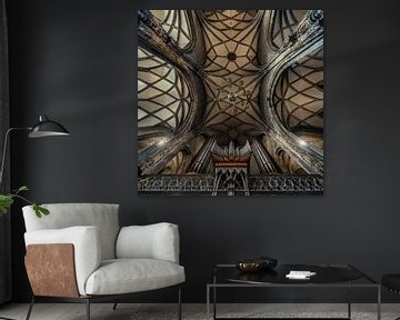 Ceiling and organ of St Stephen's Cathedral (Vienna) by Hans Kool