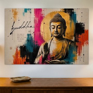 Meditierender Buddha von PixelMint.