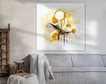 Abstrait en or