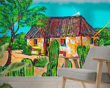 Kunuku huis Curaçao van Happy Paintings