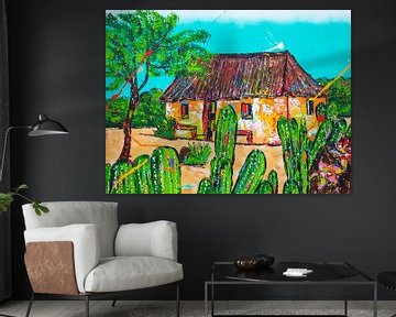 Kunuku house Curaçao by Happy Paintings