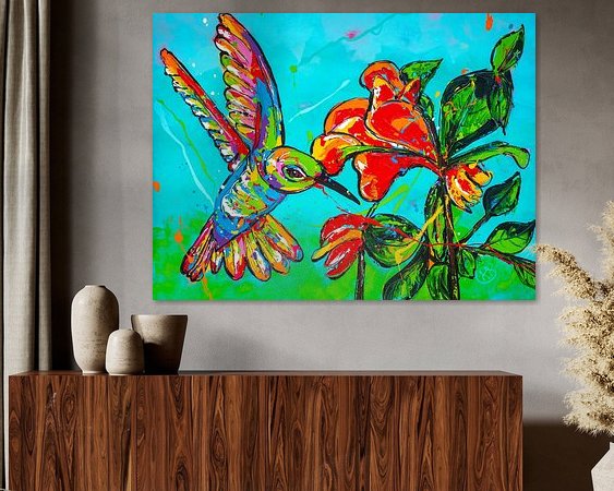 Example of the artwork in a room