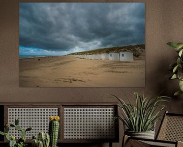 Strandhuisjes op Texel