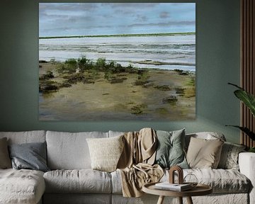 Die Natur ruft. (Lauwersmeer-Nationalpark.)