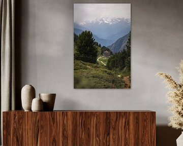 Le château dans les montagnes de la Suisse sur Nina Robin Photography