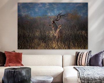 Kudu on the Lookout by Guus Quaedvlieg