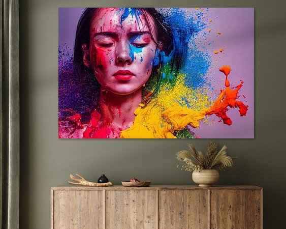 Example of the artwork in a room
