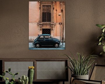 Italiaanse auto in het mooie Rome
