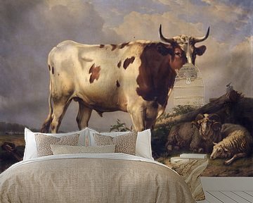 Stier, Eugène Verboeckhoven, 1847 van Atelier Liesjes