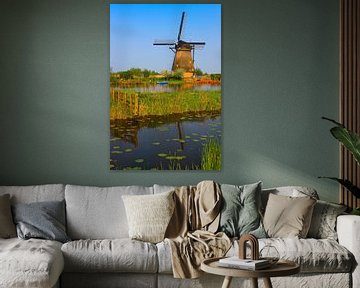 Moulins à Kinderdijk sur Henk Meijer Photography