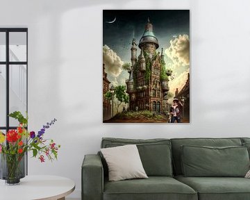 Martini Toren Groningen in steampunk stijl