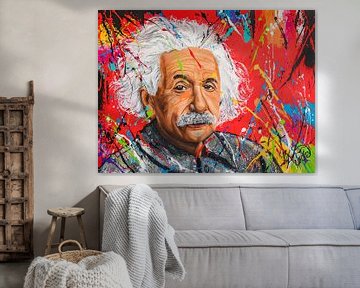 Albert Einstein van Happy Paintings