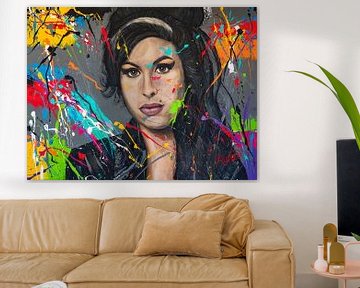 Amy Winehouse van Happy Paintings