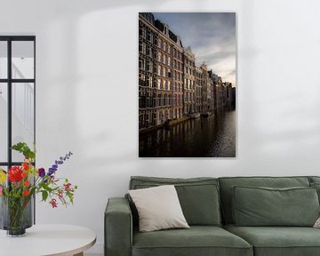 Damrak in Amsterdam op zijn mooist van Nina Robin Photography